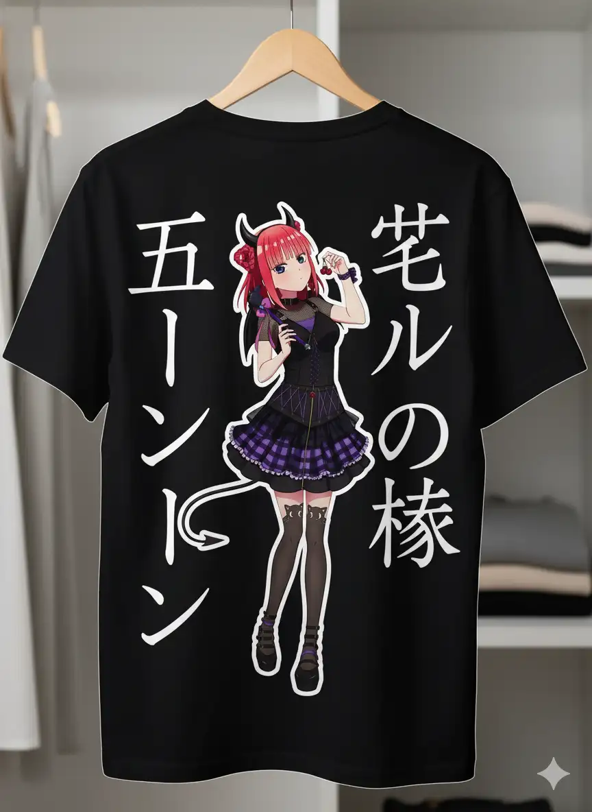 "A pencil drawing of an anime character with dark hair and big eyes, in a manga style. The drawing is displayed in a notebook, with dark blue colored pencils and an eraser attached The background is a dark surface and a light wooden board."